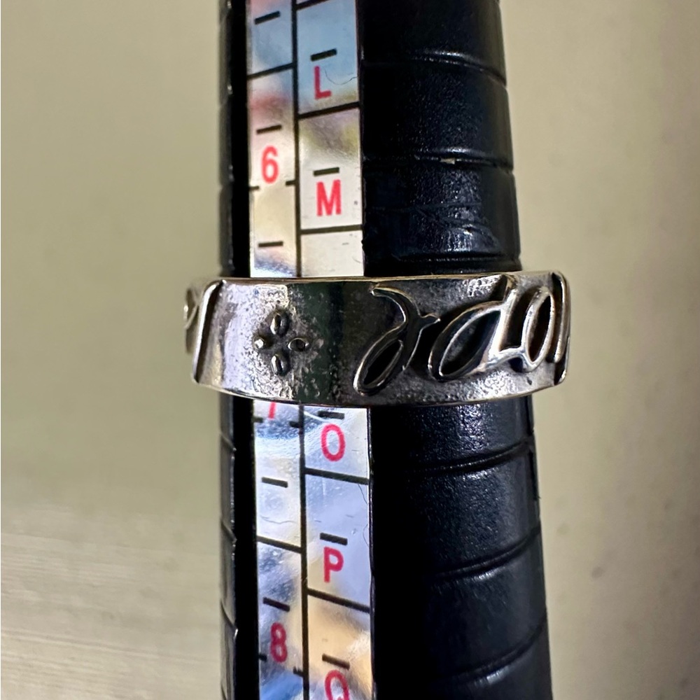 James Avery Sterling Silver Cursive Script Faith … - image 8